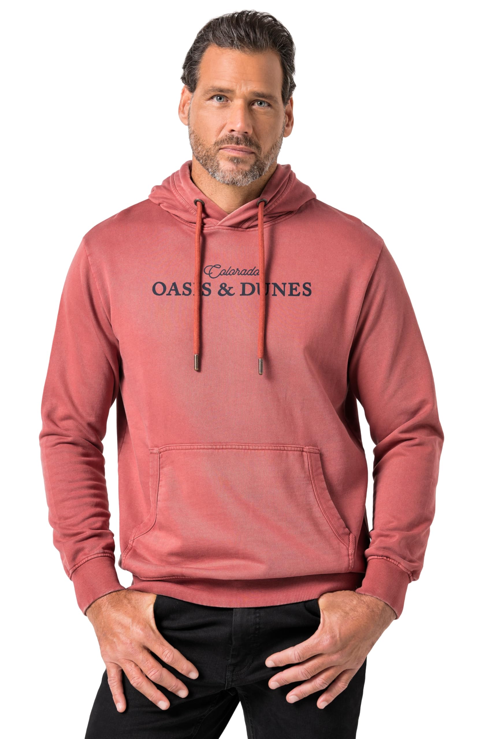 JP 1880 Herren große Größen Übergrößen Menswear L-8XL Hoodie, Kapuzensweater, Vintage-Look, Kängurutasche 844511
