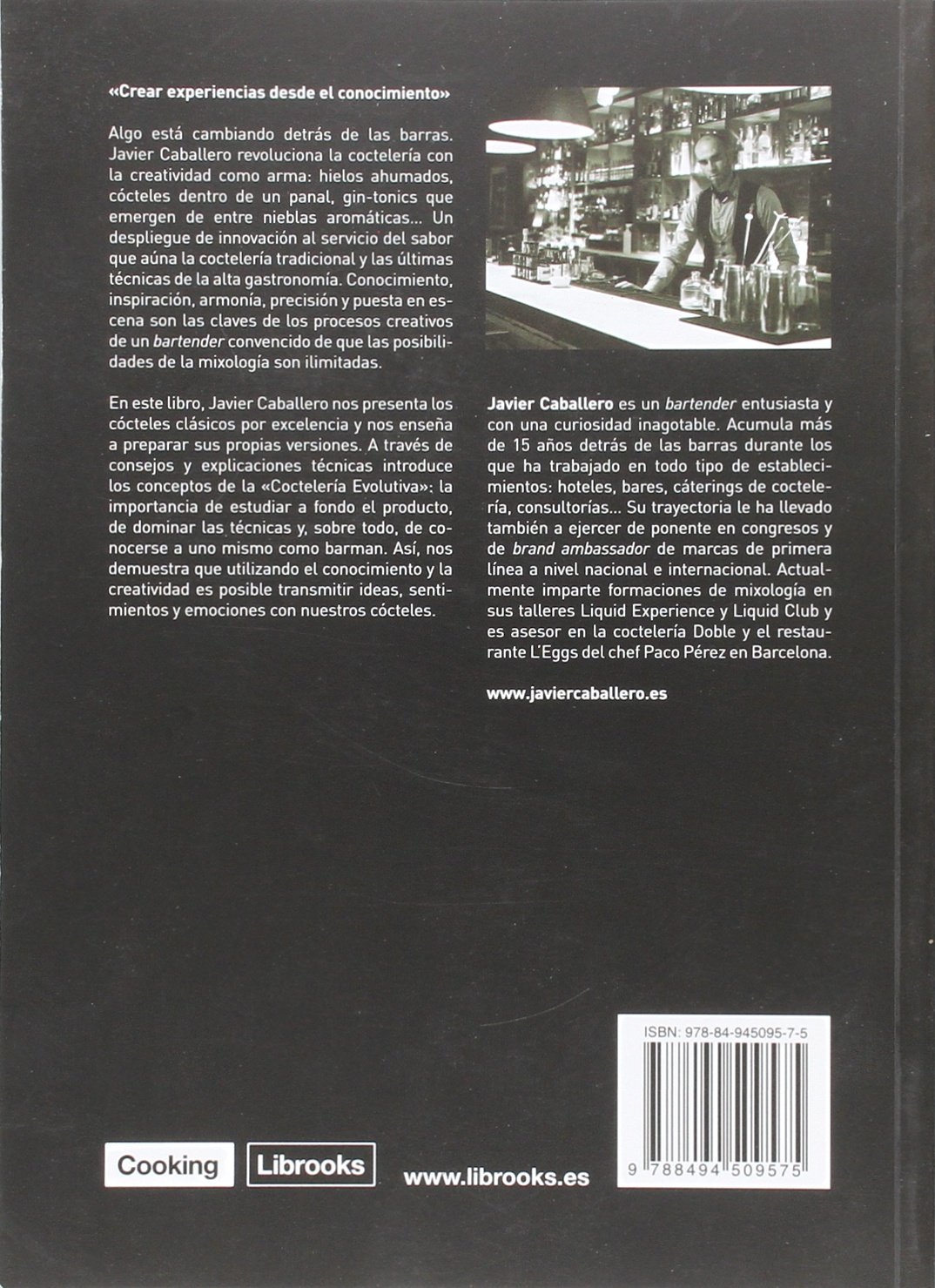 Liquid Experience. Coctelería Evolutiva (Cooking Librooks)