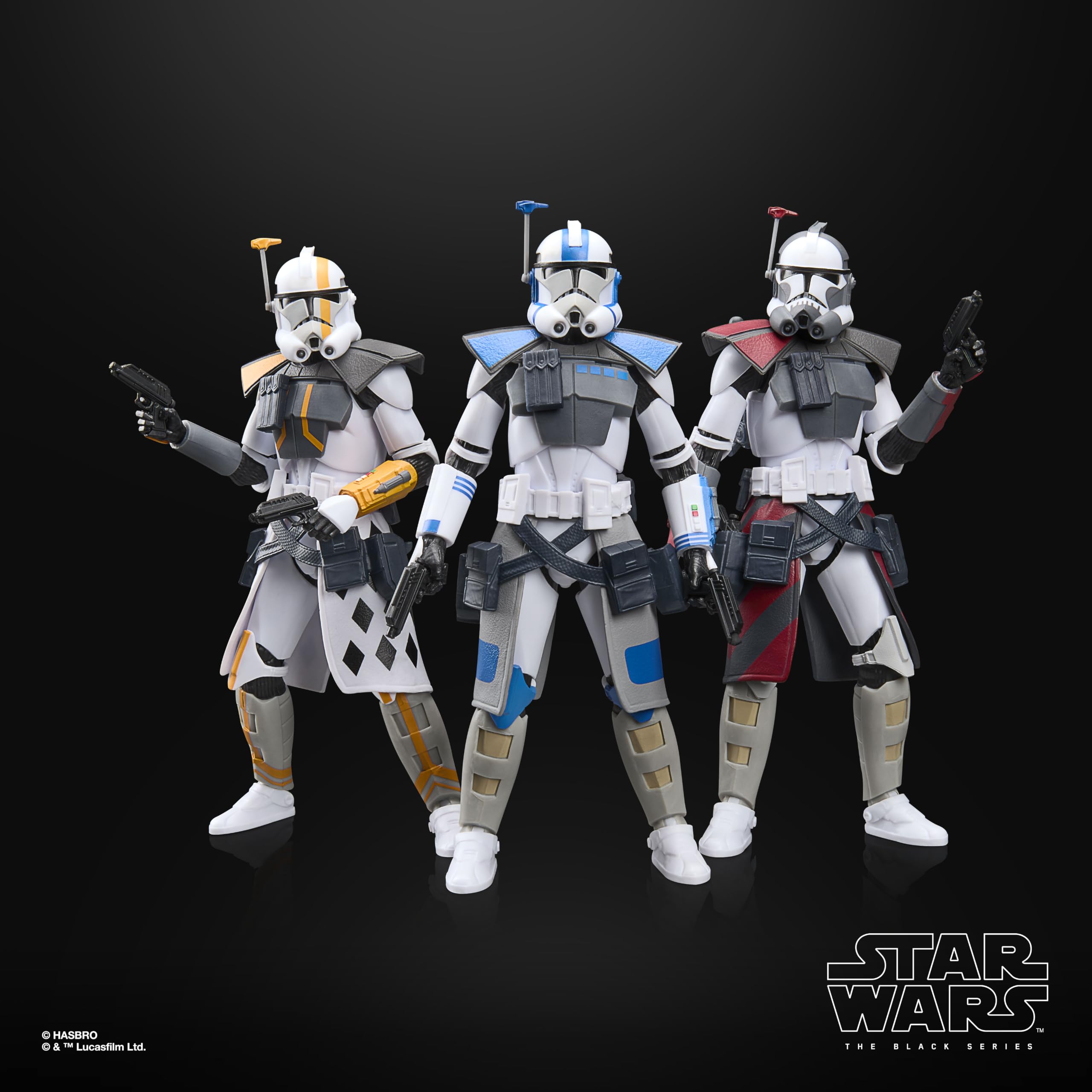 Star Wars The Black Series ARC-Soldaten Battle-Pack | Havoc, Colt, Blitz The Clone Wars Premium Action-Figuren 3er-Pack zum Sammeln (15 cm)