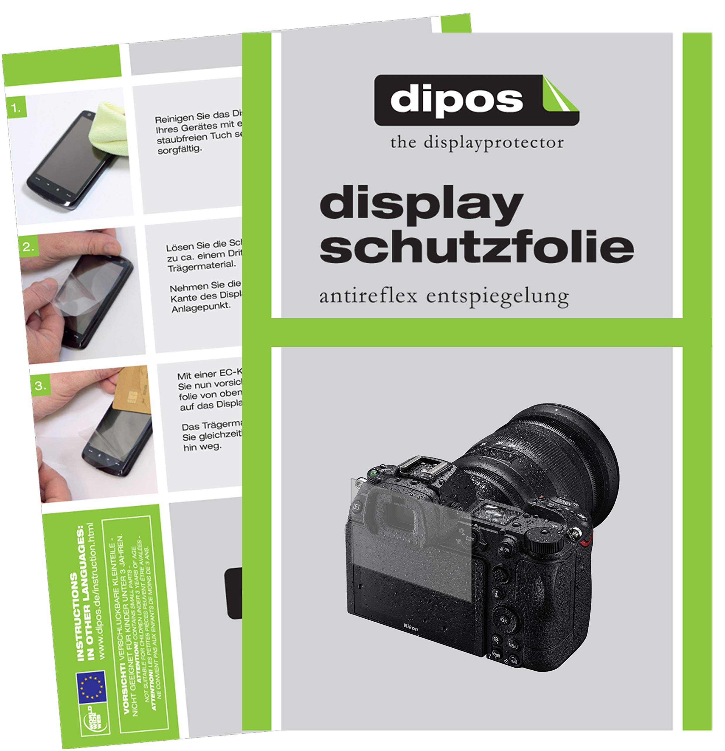 Dipos 2 Pellicole Protettive Antiriflesso Per Wieppo S6 Lite – Opache, Anti-impronta, Taglio Laser, Made In Germany