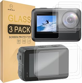 Mr.Shield Tempered Glass Screen Protector for AKASO Brave 7 LE Camera