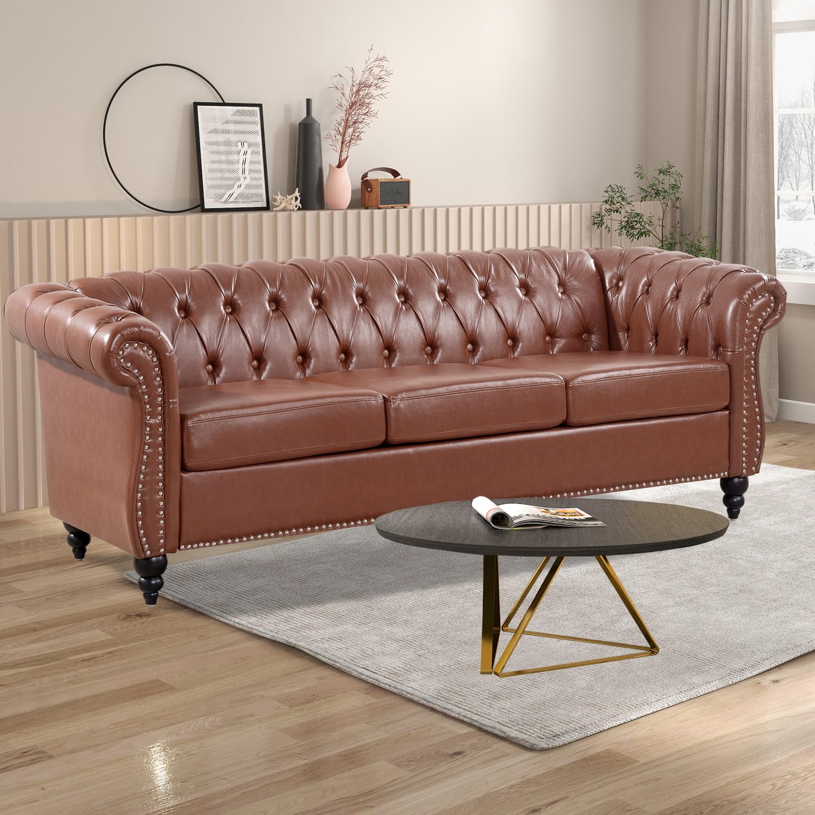 ソファ　vintage brown re-pro_bc008-1