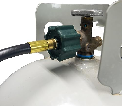 Miniatura 2 de Mr. Heater Conjunto de manguera de propano de 5 pies, tuerca Acme x rosca cilíndrica desechable macho de 1 por 20