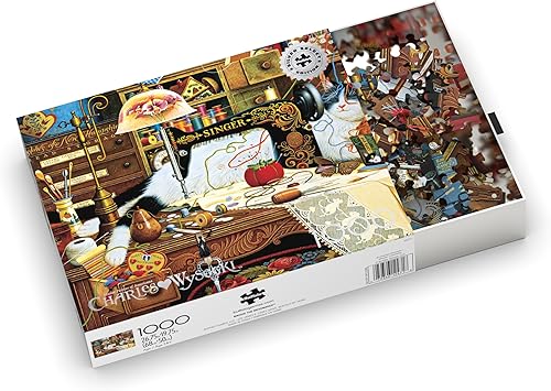 Miniatura 5 de Buffalo Games - Silver Select - Charles Wysocki - Maggie The Messmaker - Rompecabezas de 1000 piezas para adultos desafiante rompecabezas perfecto