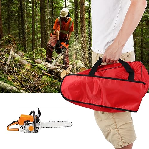 Miniatura 2 de Gavigain Bolsa de motosierra, bolsa de almacenamiento acolchada para motosierra, bolsa de transporte portátil para motosierra de 12, 14 y 16