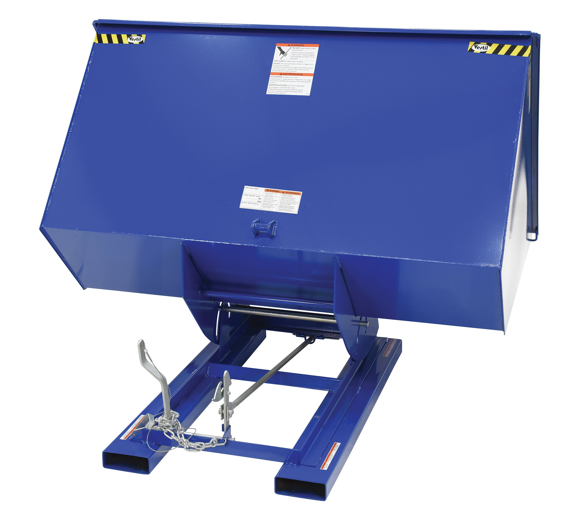 Cnc Chip Hopper Vestil 3 Cu. Yd. Self-Dumping Steel Hopper - 4000 Lb ...
