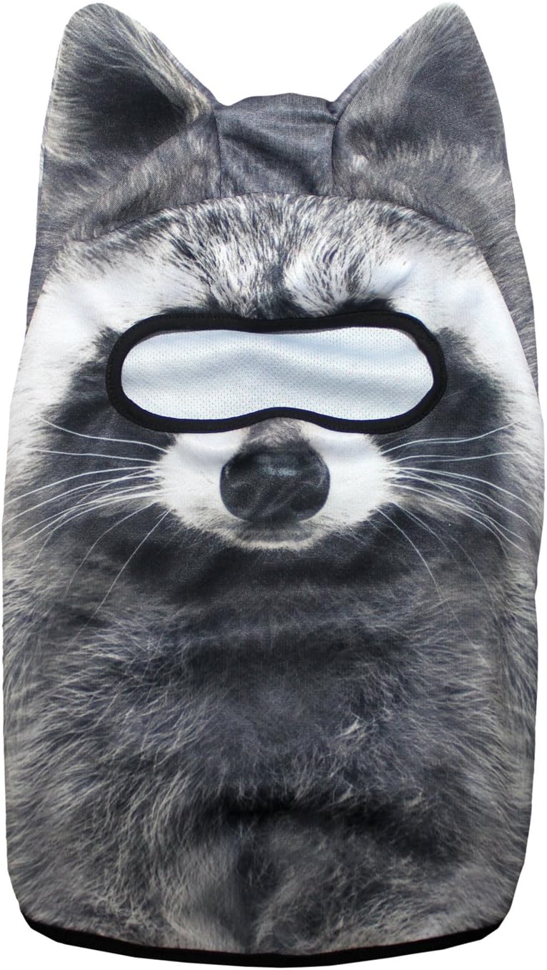 WTACTFUL 3D Stand Ears Animal Balaclava Face Mask for Music Festivals, Raves, Ski, Halloween, Party Outdoor Activities