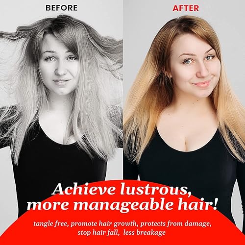 Miniatura 3 de AMOSTIMELINE Mascarilla profesional para el cabello acondicionador profundo para cabello seco dañado hidratante antiencrespamiento reparación del