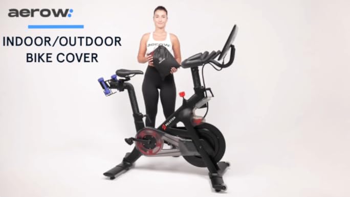 Exercise Bike Cover, Upright Indoor Cycling Protective Cover and Oxford waterproof fabric are the ideal choice for indoor and outdoor use ï¼blackï¼