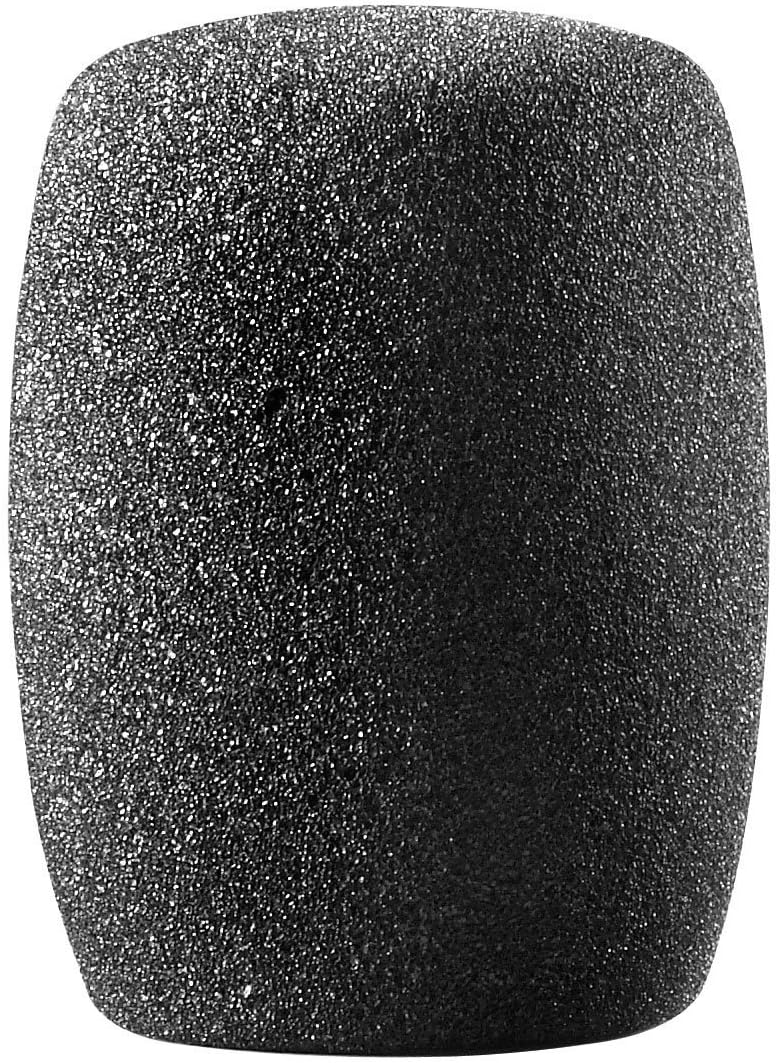 Audio-Technica AT8112 Large cylincrical foam windscreen (Black)