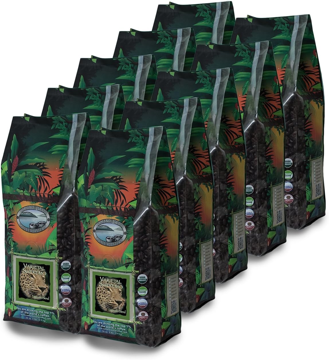 Varietal Supremo Espresso Blend, Whole Bean, 20 Lb Box