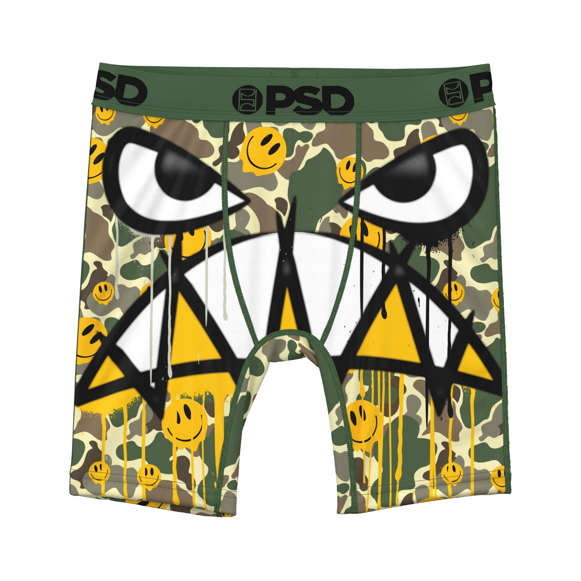 PSD Boys Warface Smile Ops Youth Boxer Brief - Comfortable Design Boys Athletic Underwear Durable and Breathable Youth