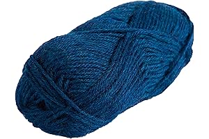 KnitPicks Wool of The Andes Worsted Weight Yarn, Blue (1 Ball, Sapphire Heather)