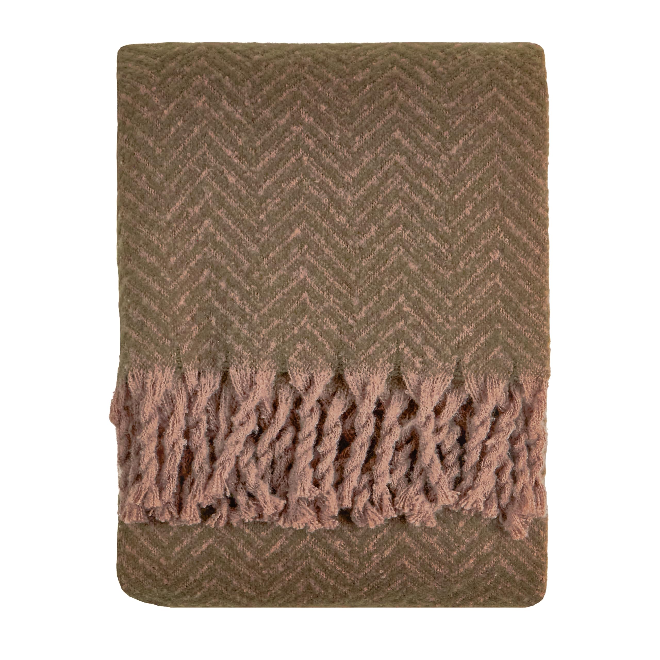 furn. Tweedie Throw (Mocha - 130x180cm)