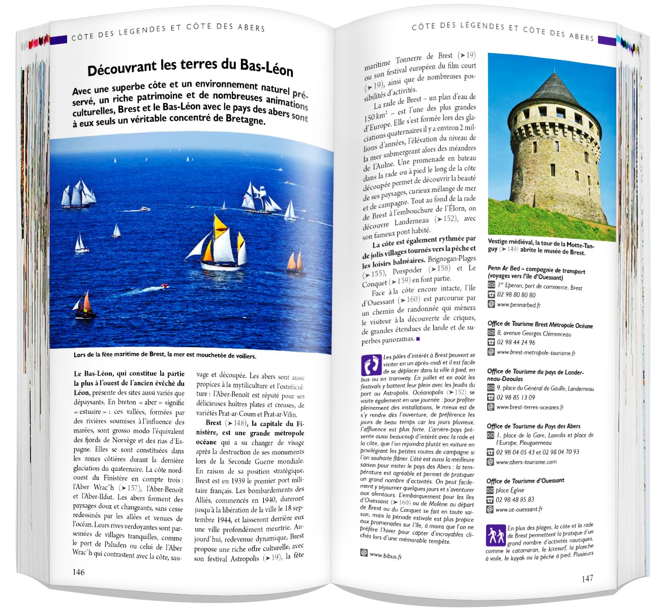 Bretagne: Guide + Atlas + Carte