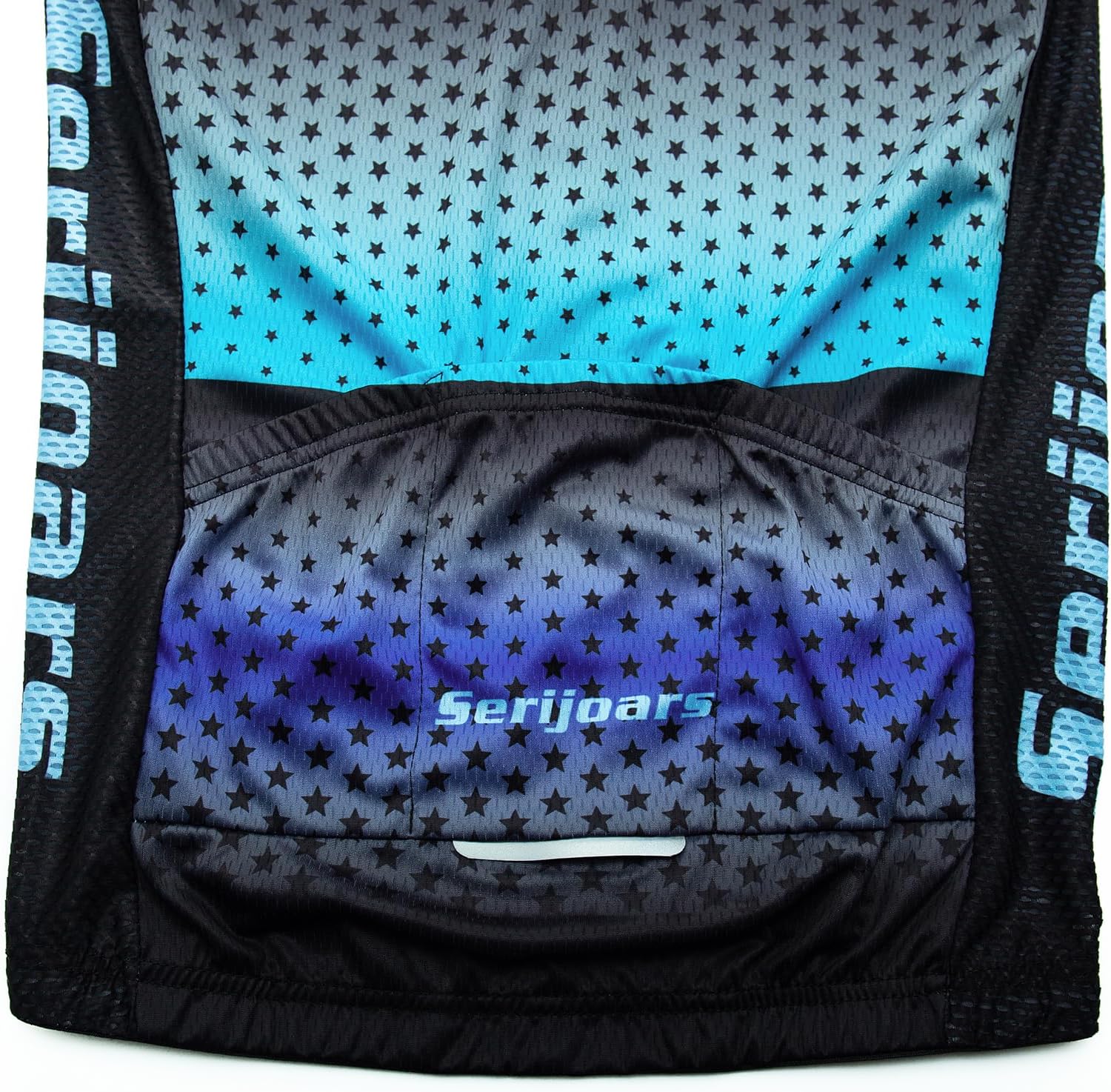 Serijoars Women's Long Sleeve Cycling Jersey MTB Shirts Quick Dry Bike Tops with Reflective Strip - Image 5