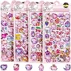 YAYAMIYA 3D Stickers, 3D Stickers, Squishy, Sparkling, Rewards, 3D, Cute, Girls, Mobile Phone Decoration, Diary, Diary, Water Bottle, Smartphone Case, Album Decoration, Craft Supplies, Can Be Pasted