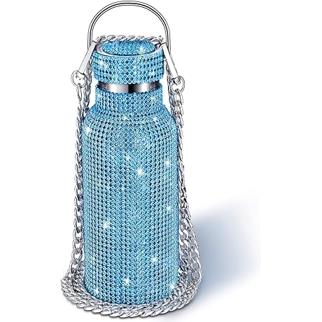 Diamond Water Bottle Bling Rhinestone Stainless Steel Thermal Water Bottle