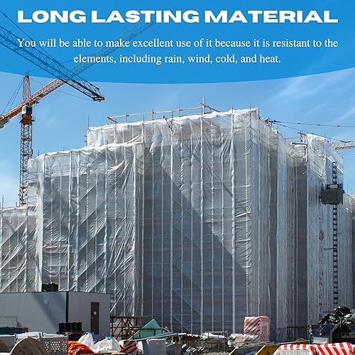 Miniatura 5 de VBS - Lámina de plástico transparente - 6 mil - (6 x 100 pies) - Plástico transparente para ventana para invierno, rollo de láminas de plástico