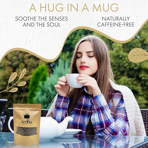 Miniatura 2 de Fusion Select Té de aguja de pino 100% natural, té de hierbas frescas y naturales de hojas sueltas para relajación, inmunidad y salud, agujas de