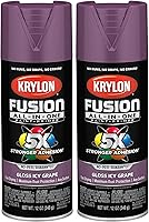 Vista 68 de Krylon Fusion All-In-One K02716007- Pintura en aerosol para uso en interiores y exteriores, azul patriótico brillante, 12 onzas (paquete de 2)