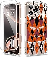 Vista 172 de GVIEWIN - Funda para iPhone 11 con protector de pantalla + protector de lente de cámara, cubierta protectora transparente suave de poliuretano