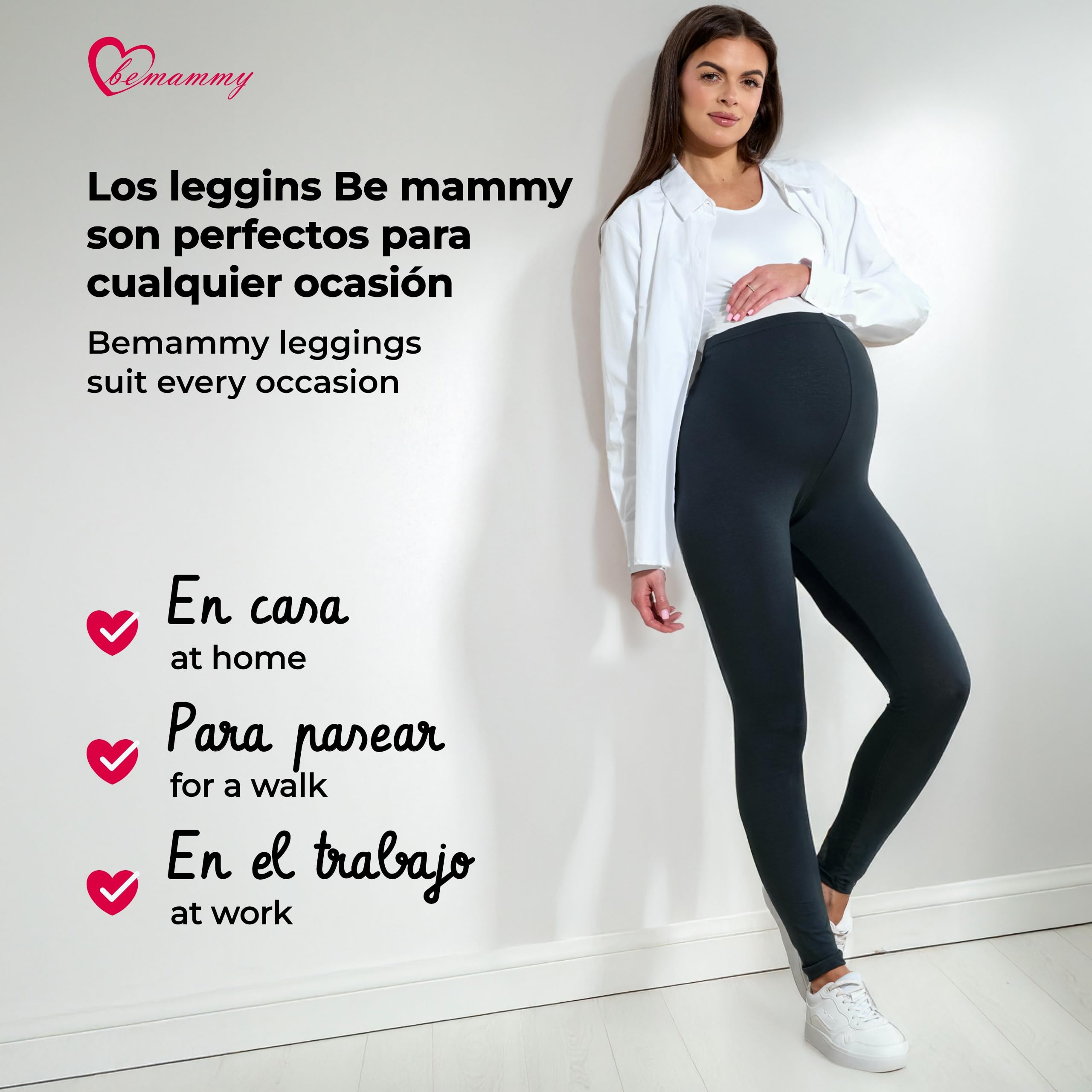 Be Mammy Leggins Premamá Embarazo Ropa Deporte BE20-230 — view 6