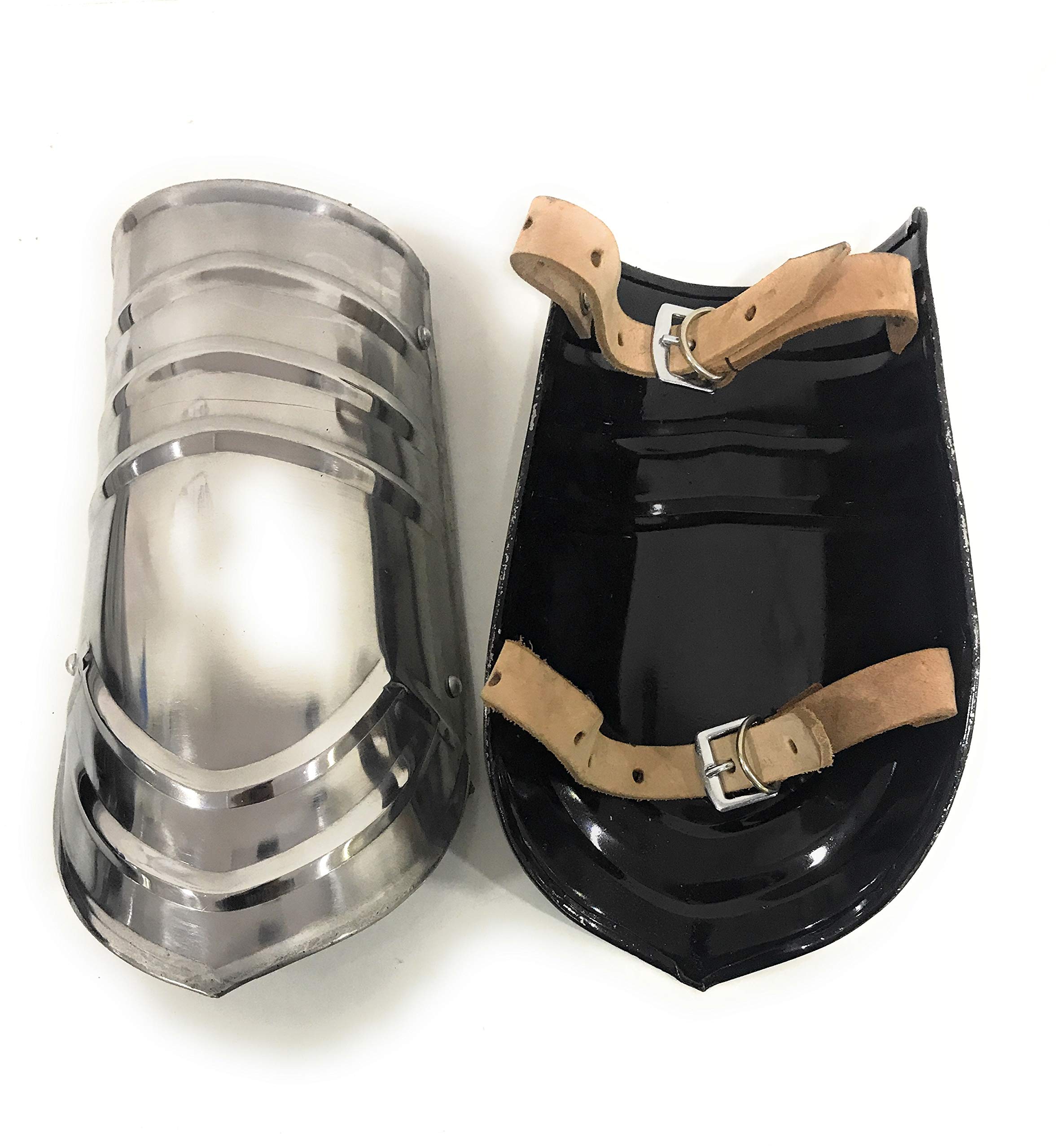 Nautical-Mart LARP Armor Steel Bracers Arm Guard Protection Armour Knight Costume