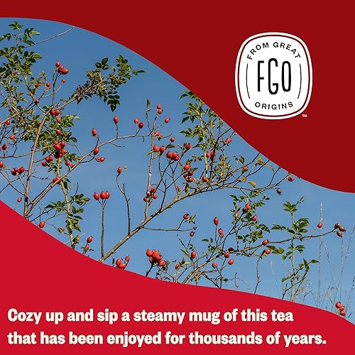 Vista 135 de FGO Té de menta orgánico, 100 unidades, bolsitas de té ecológicas, sin cafeína, el embalaje puede variar (paquete de 1)