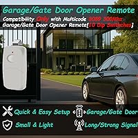 Vista 2 de 2 for 10 Dip Switch Multicode Gate Door Opener Remote,Replacement for Multi-Code Garage Door Opener Remote Transmitter 3089 MCS308911 3060