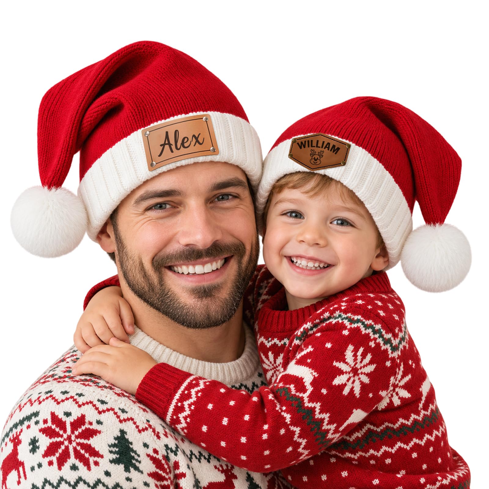 Custom Santa Hat for Adult Kids Personalized Gift Christmas Hats