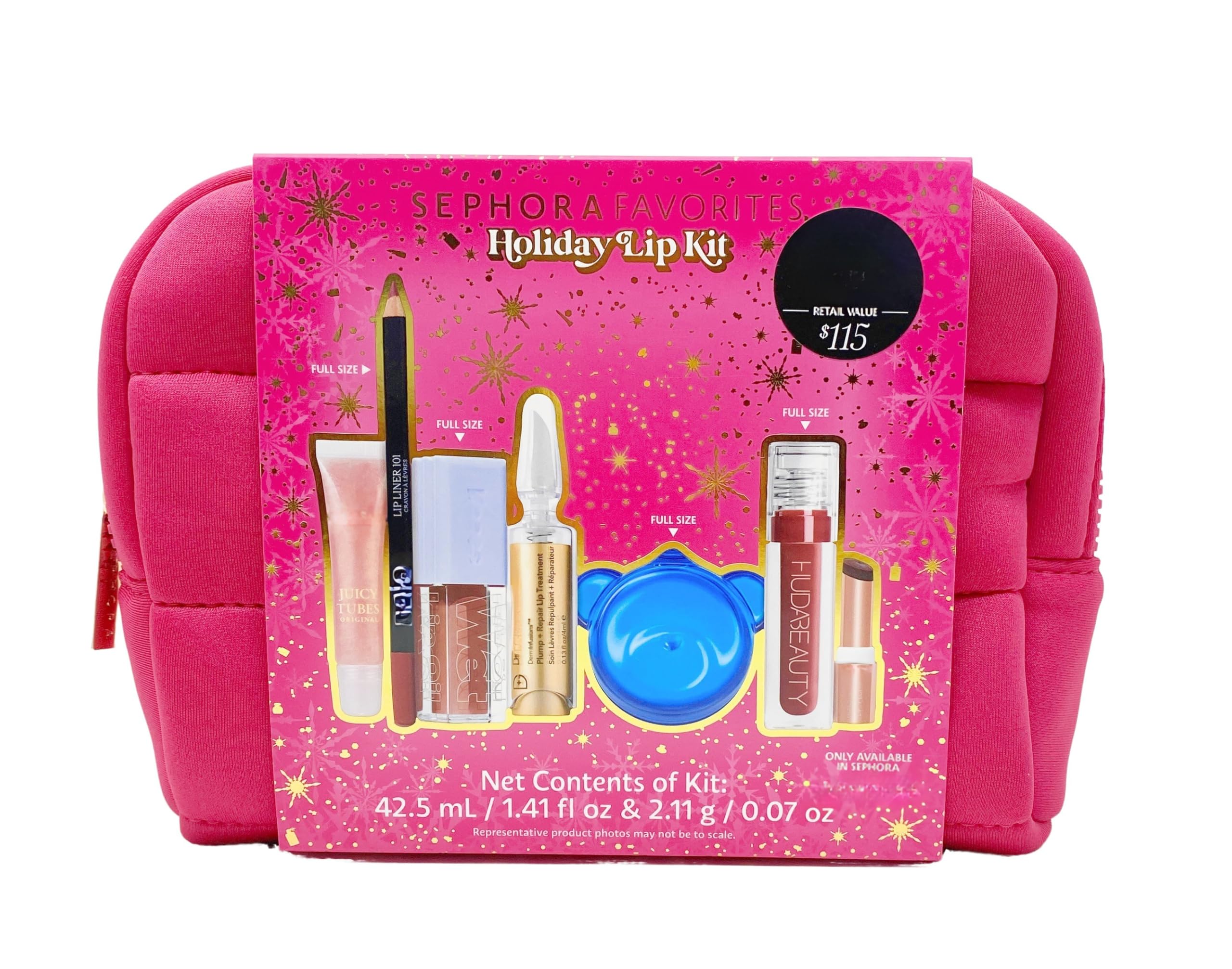 Amazon.com : SEPHORA Favorite Holiday Lip Kit - 7 Piece : Beauty