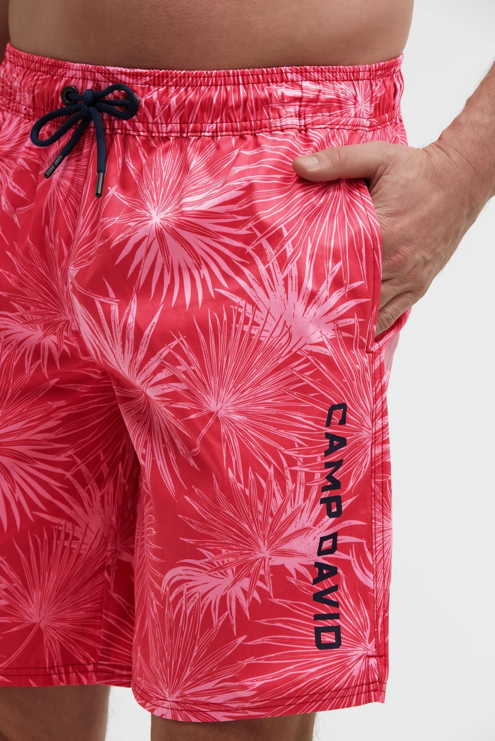 Camp David Herren Lange Beachshorts mit All Over Print
