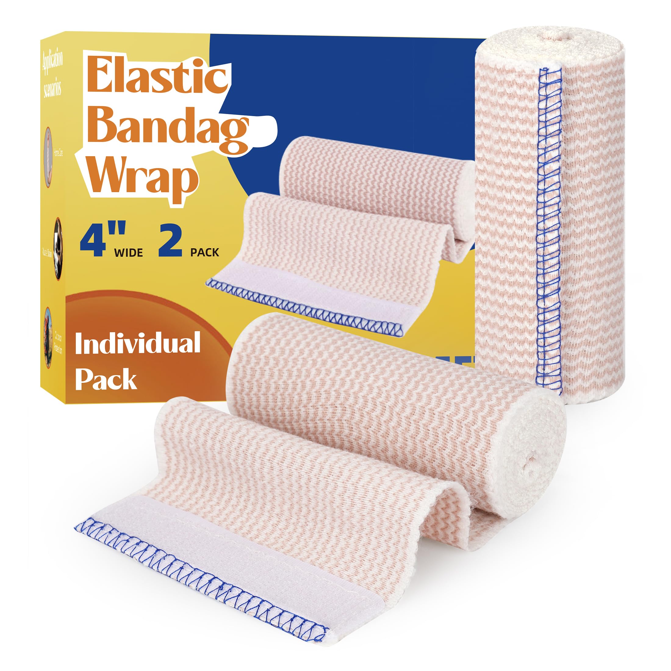 6" Elastic Bandage Wrap Compression Bandage for Waist Leg, 2 Pack — Amazon image 30