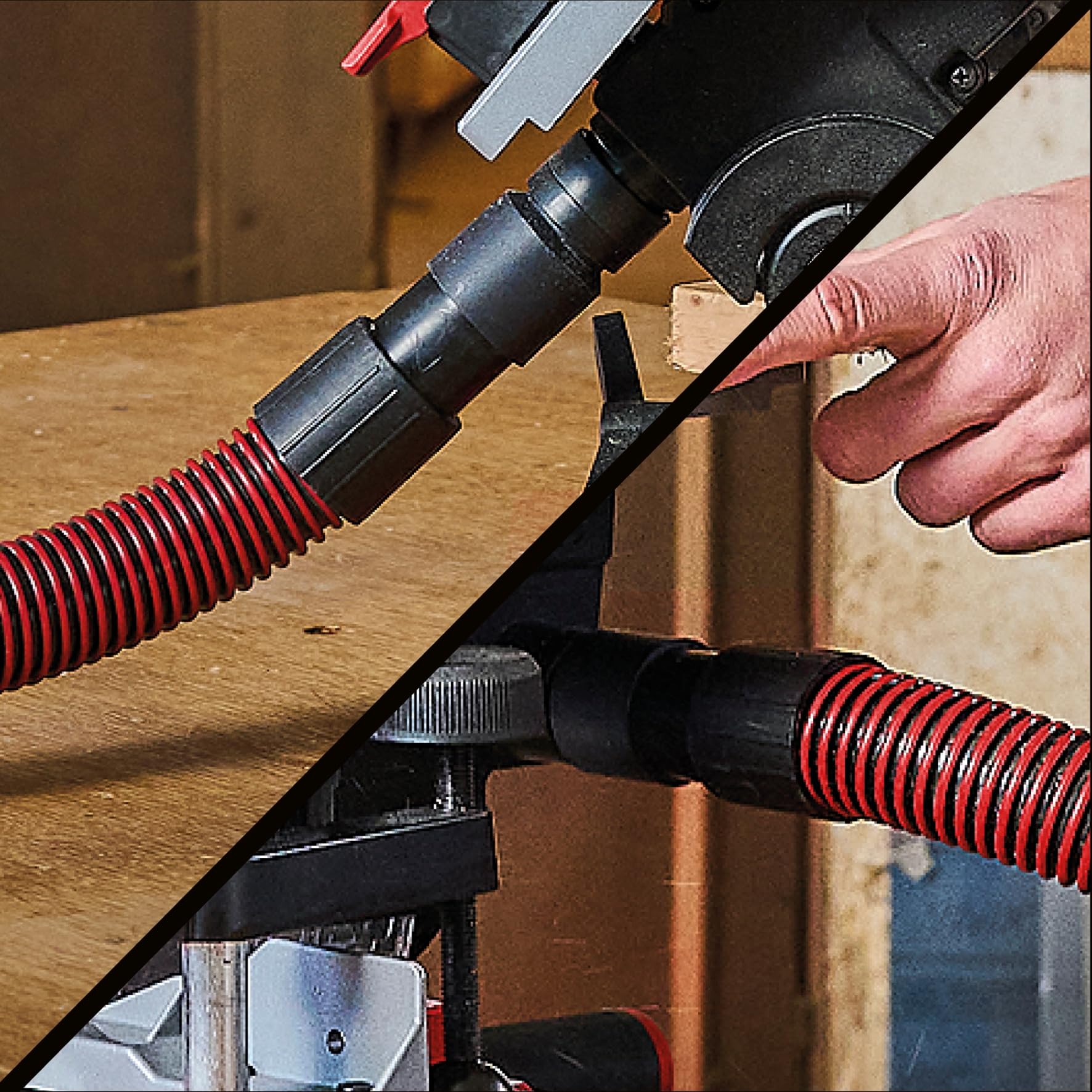 Einhell, troncatrice con banco superiore TE-MS 216 T (1500 W, Ø 216 mm lama, larghezza di taglio 120 mm, profondità di taglio 55 mm, incl. linea di taglio laser, funzione sega circolare da tavolo)