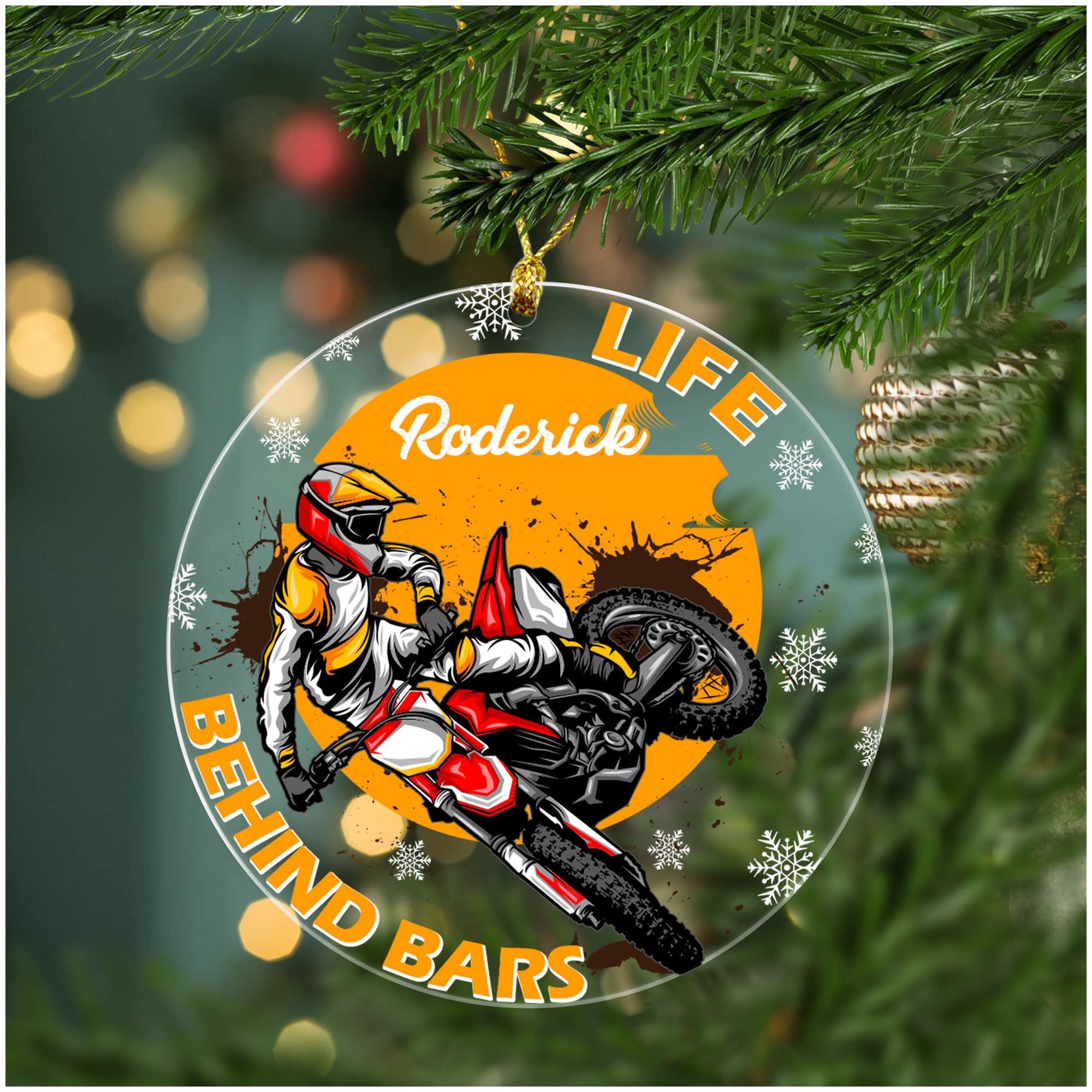 Amazon.co.jp: ZOXIX Life Behind Bar ダートバイク クリスマス