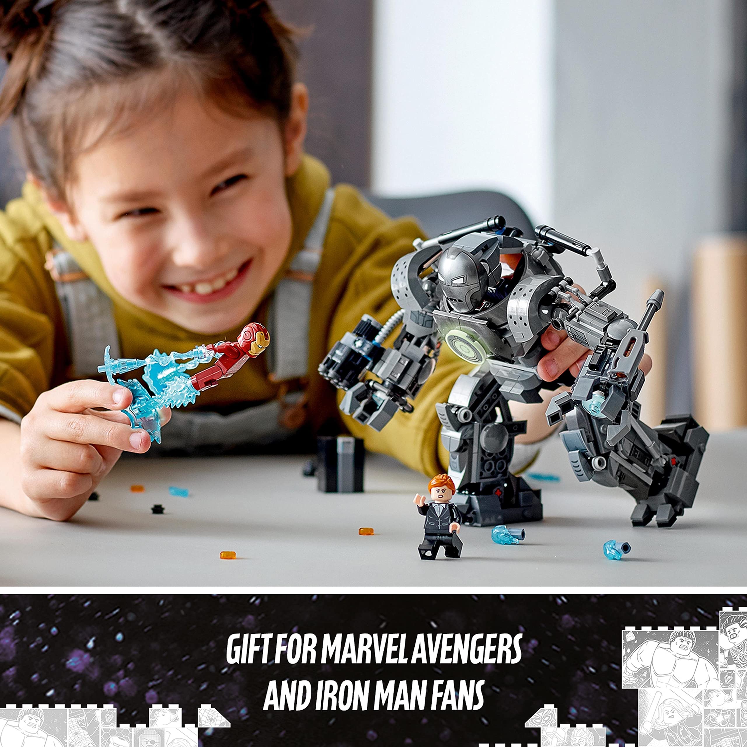 LEGO 76190 Marvel Iron Man Monger Mayhem Set, Avengers Mech Building