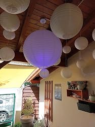 Lanterne - ATMOSPHERA - Boule - D45 cm - Couleur Taupe - Métal et