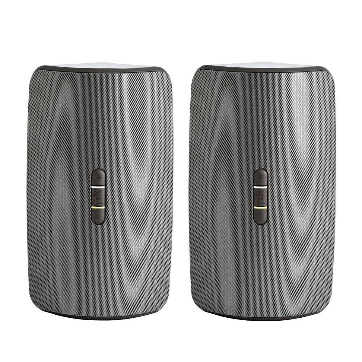 Polk Audio 2X Omni S2R Wireless Multi Room Rechargeable Speaker Black Pair