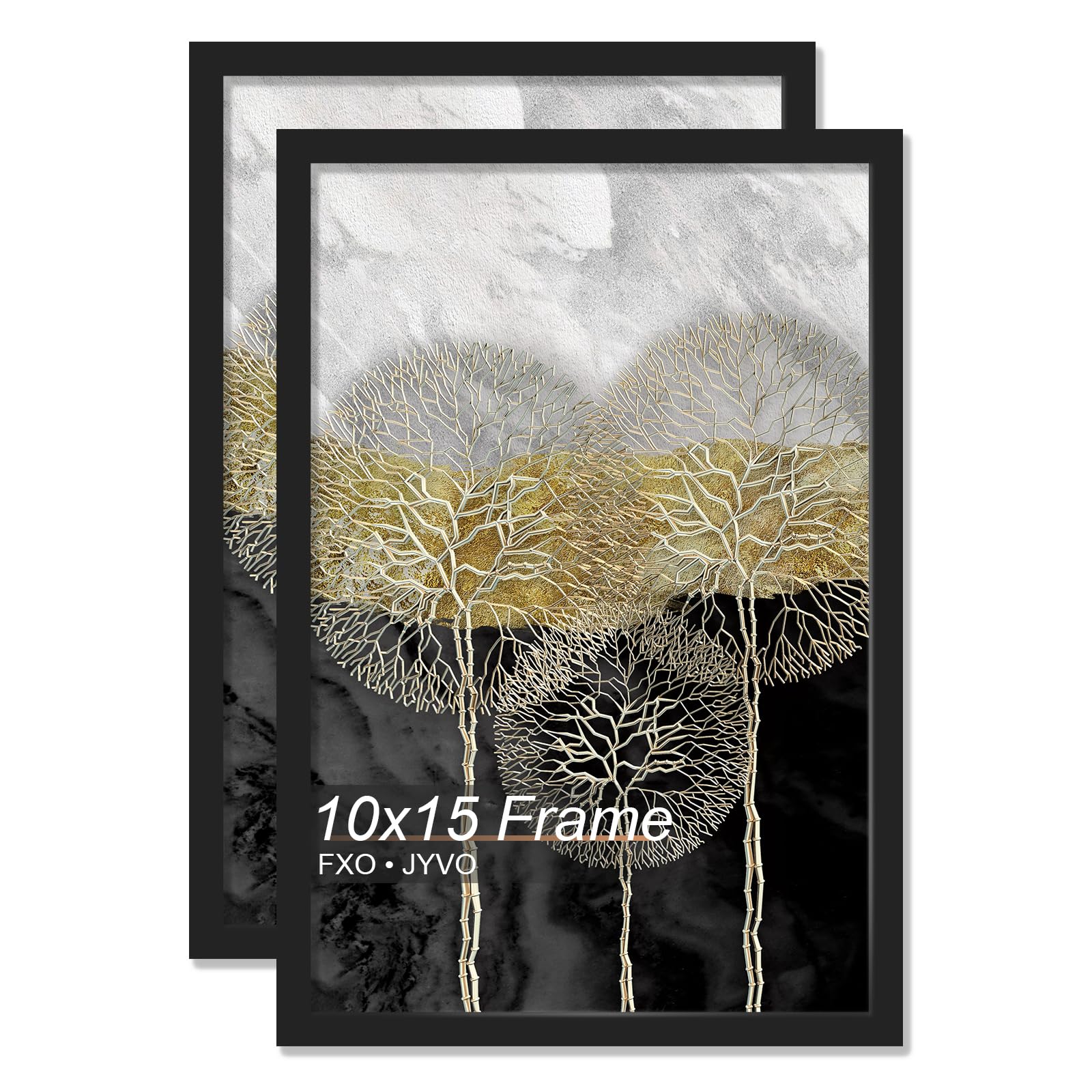 View 1 of 10x15 Picture Frame Set of 2 for Photo Poster Horizontally/Vertically