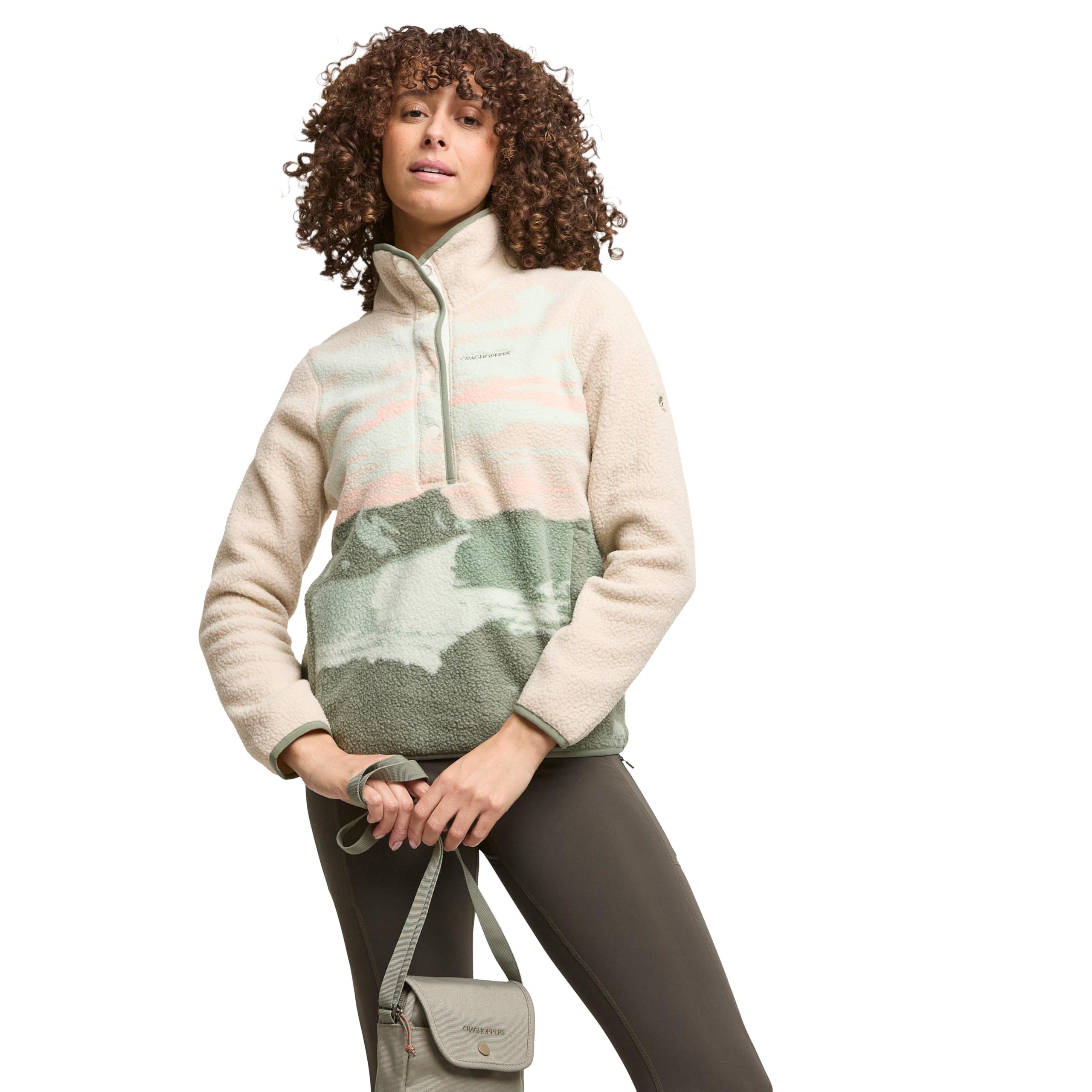 Craghoppers National Trust Rosemary Ii Overhead Fleece Size: 12 Women's Beige