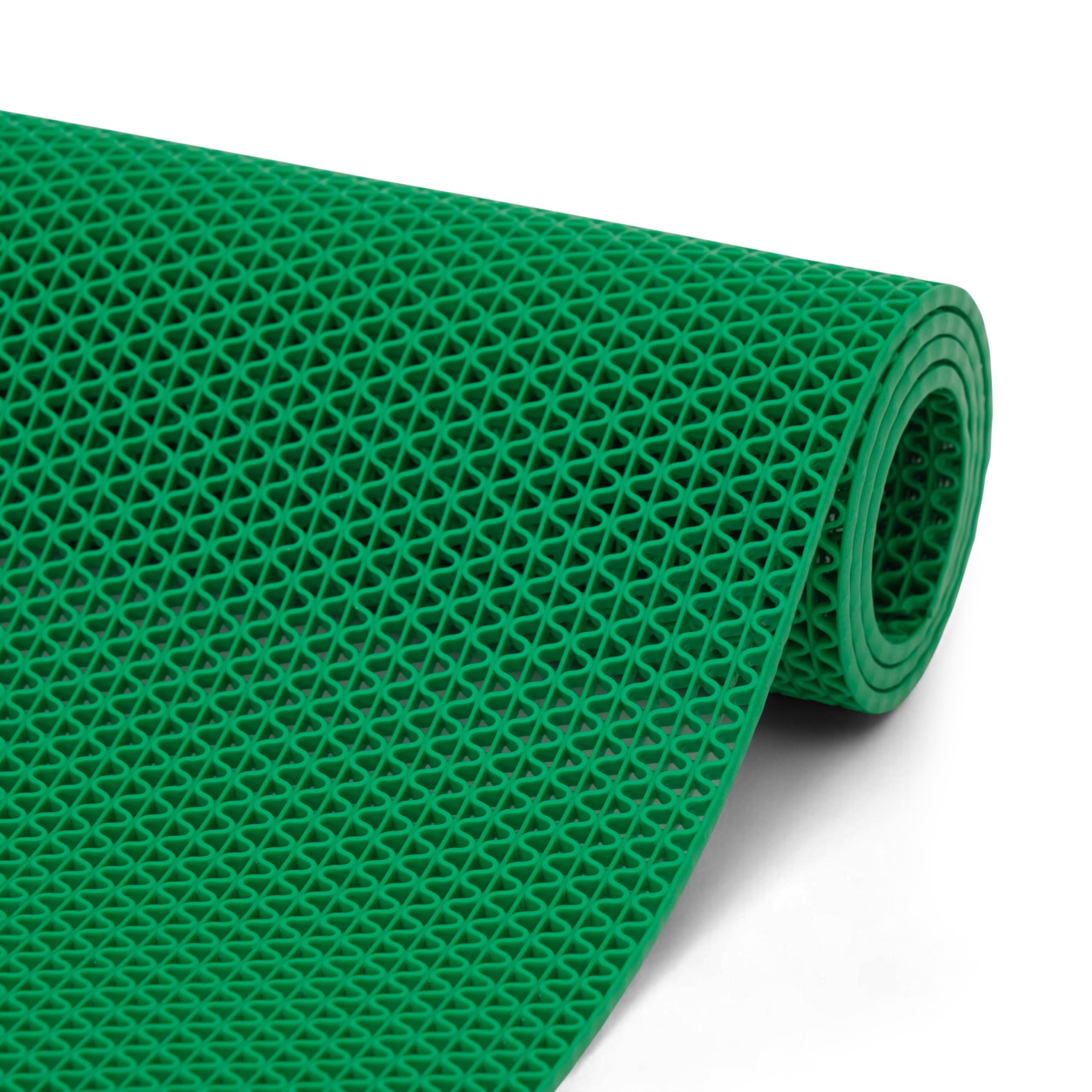 HOUSHIP® Anti Skid Rubber Bathroom Mat 2x3 Feet | Waterproof Non Slip Shower Door Mat | PVC Multipurpose Indoor Outdoor Entrance Floor Rug Export Quality Rain Mat (Green)