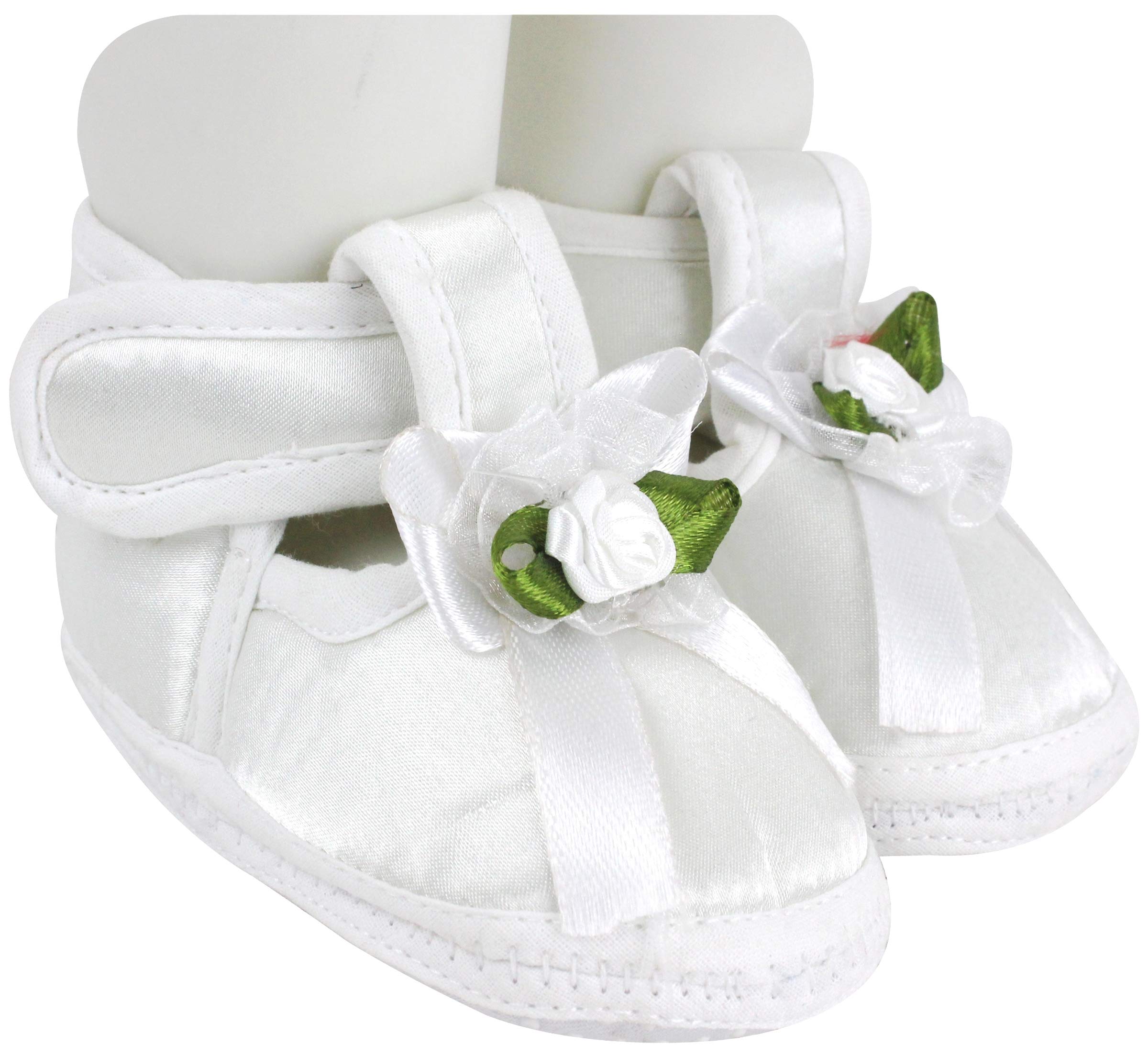 Neska Moda Baby Girls Satin Booties For 9 To 12 Months (White) (B08C73WTRL) Amazon Price History, Amazon Price Tracker