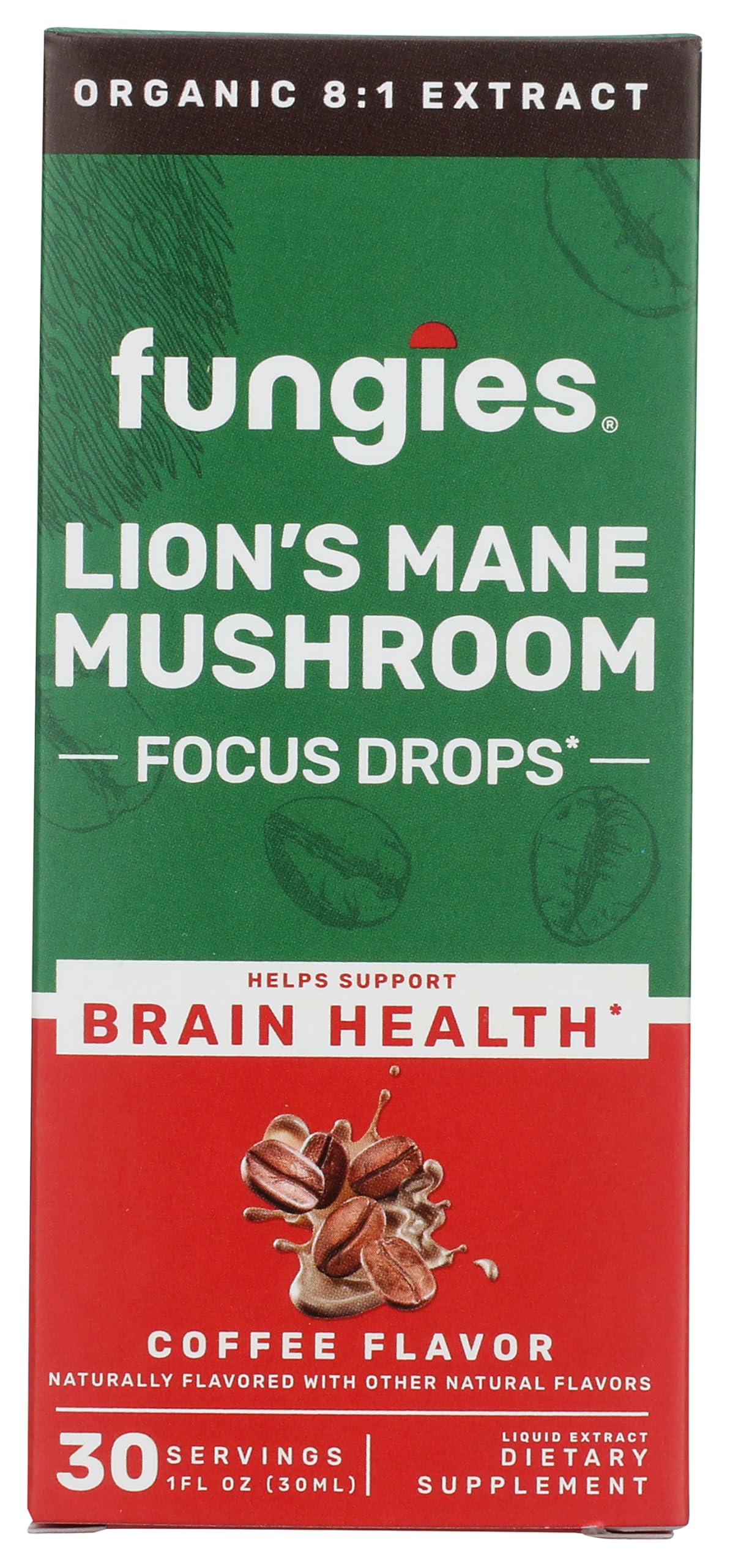 Fungies Lion's Mane Extract Liquid | 1 fl oz