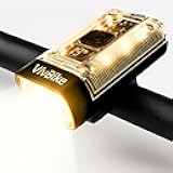 VivBike Rechargeable Bicycle Lights Bright LED Headlight and Taillight, USB Rechargeable, Waterproof, Easy Mount | A HerTime2 Brand