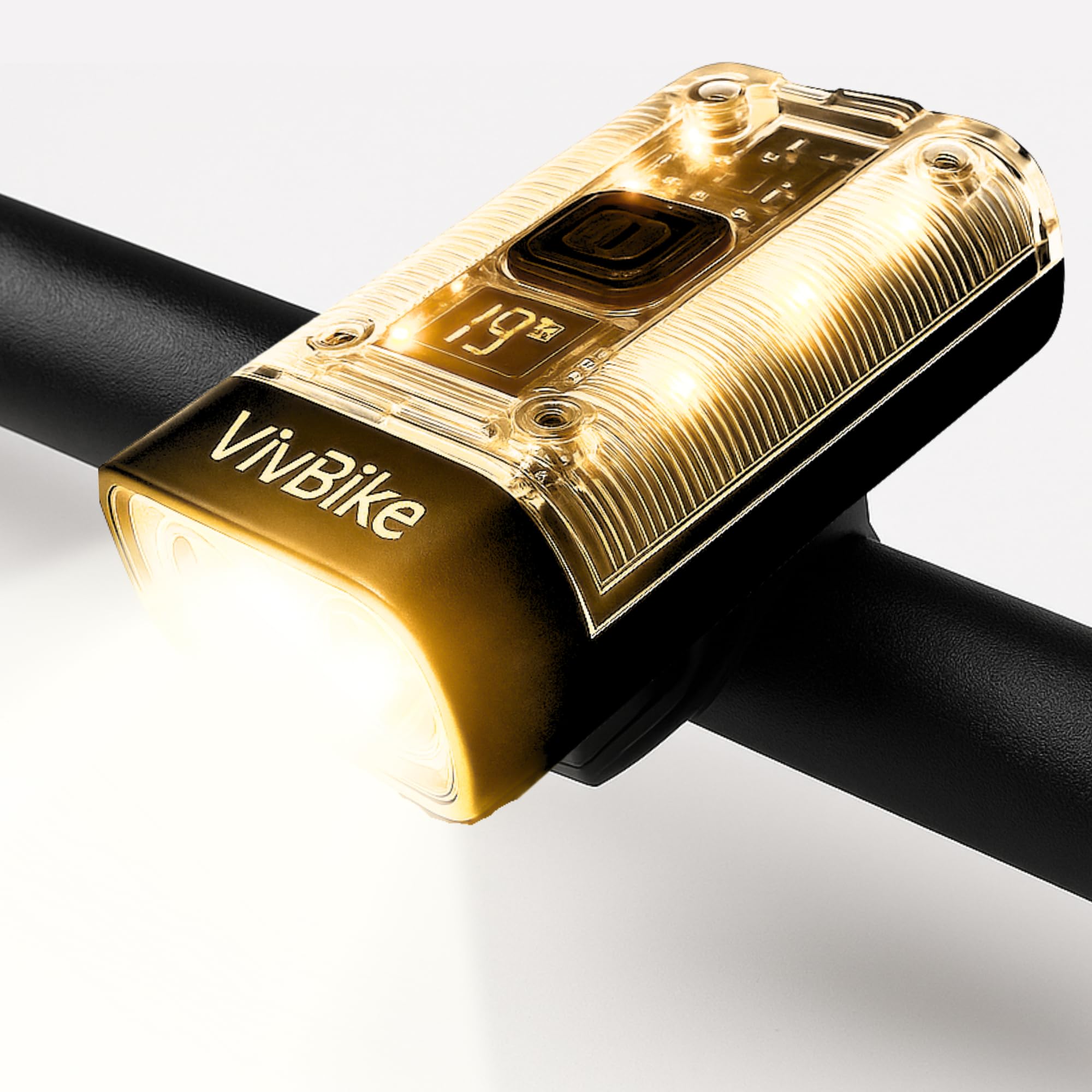 VivBike Rechargeable Bike Light, Extremely Bright 1000 Lumen Dual LED Headlight, USB-C Fast Charging, 360° Rotating Mount, Waterproof | A HerTime2