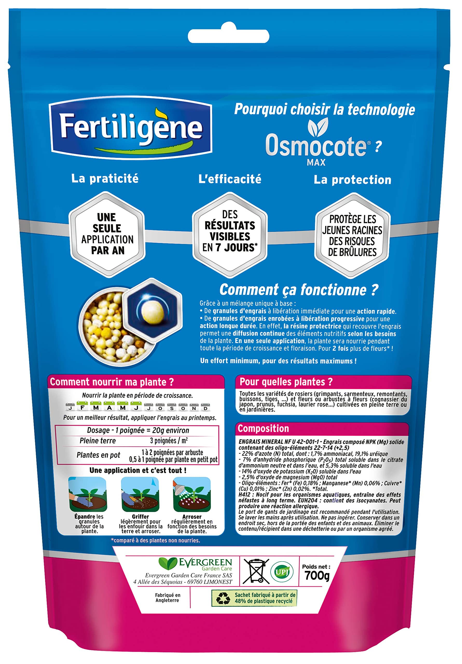Engrais Cuxi Pour Conifères Et Haies - 1,5kg Longue Durée