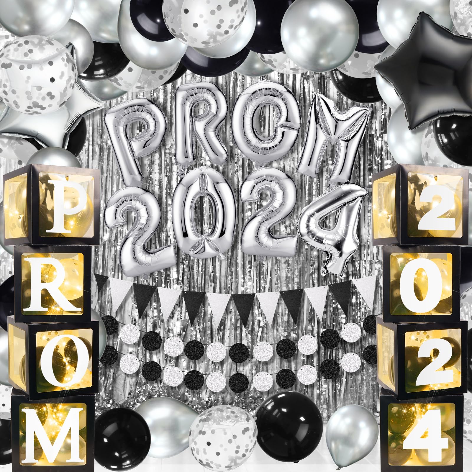Snapklik.com : MiniInflat 116 Pcs Prom 2024 Graduation Party Decoration ...