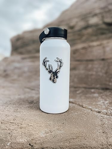 Miniatura 2 de Deer Hunting, 3 inch Sticker (Waterproof Vinyl Decal for Car, Water Bottle, Laptop, iPad, Window, Cooler, Luggage, Bumper, Toolbox, Locker), 3 inch