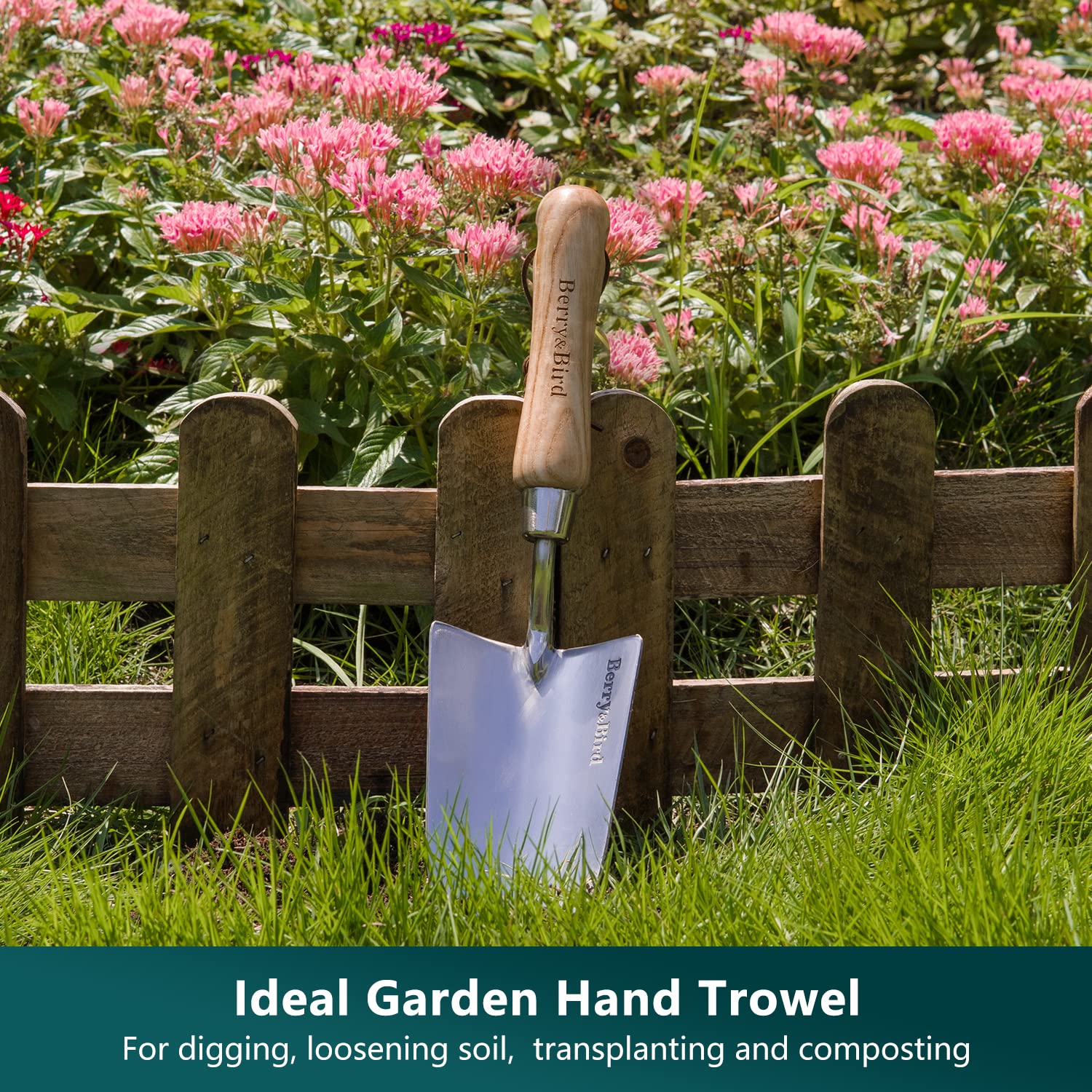 Berry&Bird Garden Tool Set - Stainless Steel Hand Tools -7